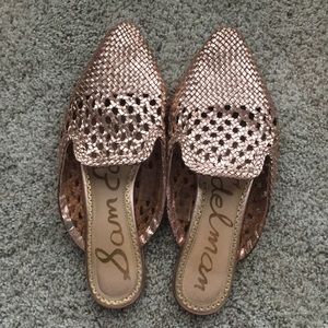 SAM EDELMAN Navya Woven Loafer Mules